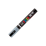 Posca Marcador Pc-5br Brush Punta M Semiflexible Gris