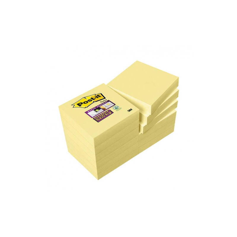 Post-It Blocs Notas 622  Super Sticky Notas Sin Encelofado 47,6 X 47,6 12 -Pack 12-