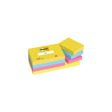 Post-It Blocs Notas 653 Gama Energetic Amarillo,Azul,Fusia,Verde Neón 38x51  -Pack 12-