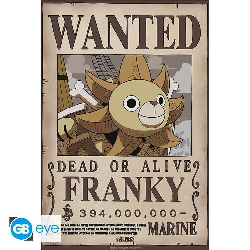 Poster Gb Eye Chibi One Piece Wanted Franky Wano