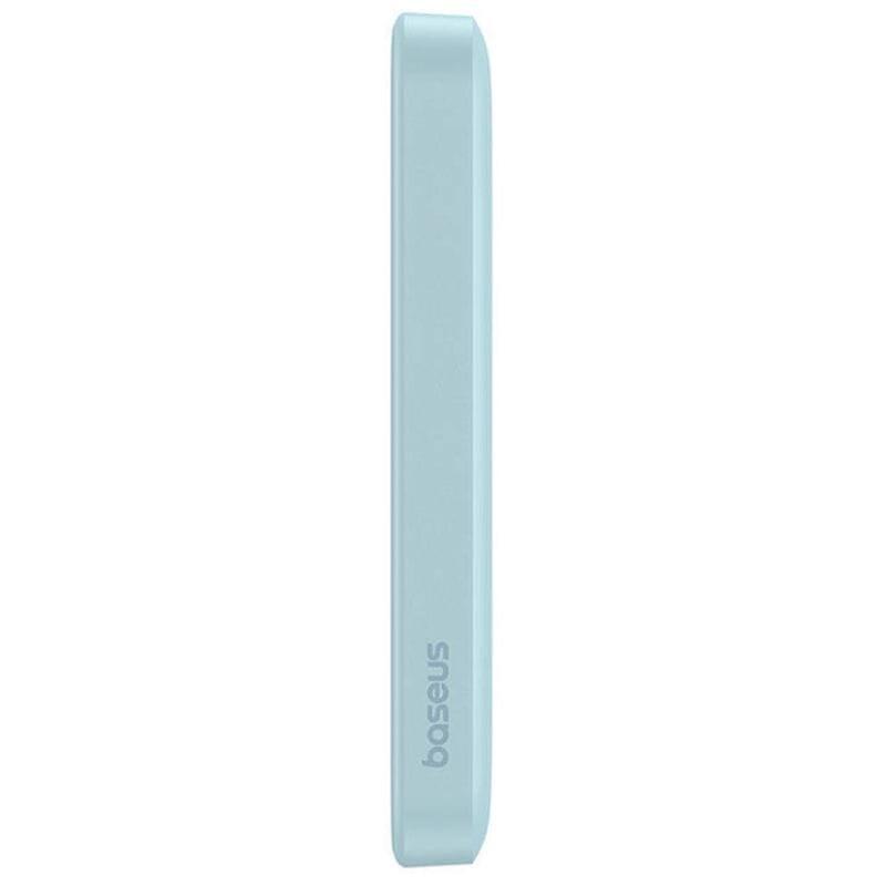 Power Bank Mini 5000mah Baseus Compatible Con Magsafe Azul  Carga Rápida 20w Y Cable Tipo C Inlcuido