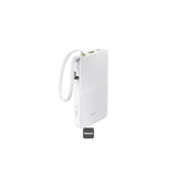 Power Bank  Os-Baseus Enerfill Fp11 10000mah 15w Moon White (Includes Simple Type-C To Type-C Cable 20v/3a 30cm White)