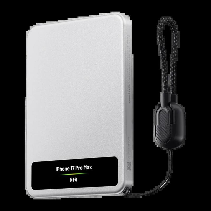 Power Bank Sharge Smart Magnetic M8 5000mah Plata Qi2 Magsafe 15w