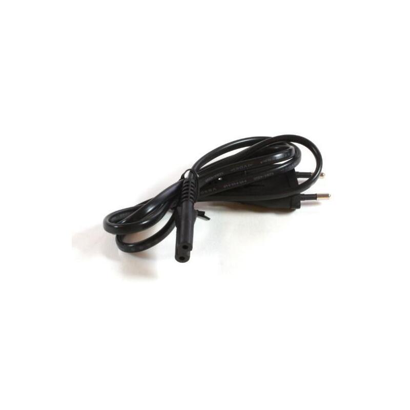 Power Cord, 2 Pin, Euro 2 Pins Straight