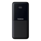 Powerbank  Baseus Lipow  Con Doble Cable Integrado Y Pantalla 10000 Mah 22,5 W Negro