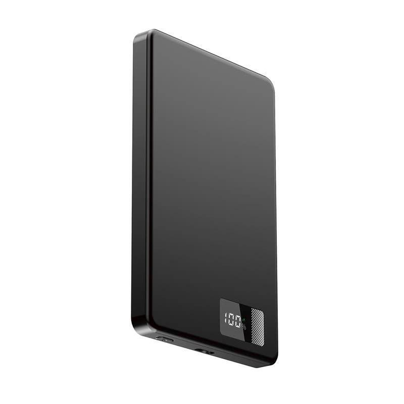 Powerbank Gembird 15 W Magnetic Wireless  With Lcd 5000 Mah Black