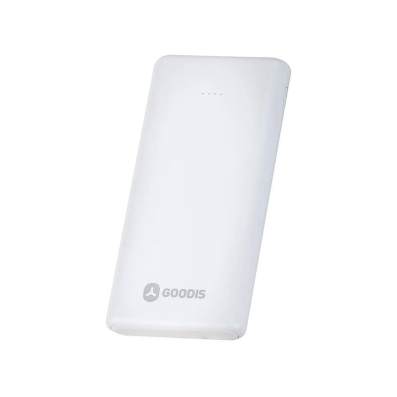Powerbank Goodis (10.000 Mah - Micro Usb + Usb-C - Blanca)