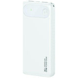 Powerbank Pb80 10000mah 20w Pd 2xusb-A + Usb-C Bialy
