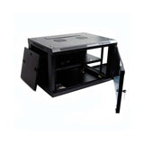 Powergreen Armario Rack 6u 60x45 Con Termostato 2 Ventiladores 1 Bandeja