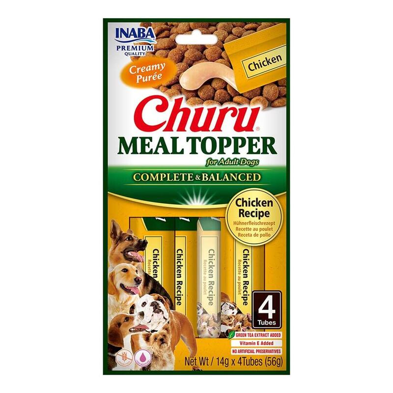 Premio Para Perros Inaba Churu Meal Topper Chicken  4 X 14g