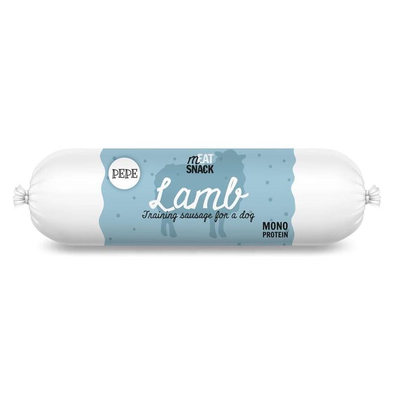 Premio Para Perros Paka Zwierzaka Pepe Sausage Lamb  200g