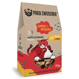 Premio Para Perros Paka Zwierzaka Samo Miesko Lama  70g