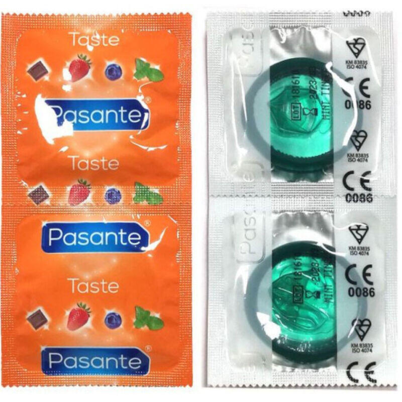 Preservativo Pasante  Sabor Menta Bolsa 144 Unidades
