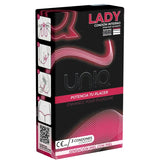 Uniq -  Lady Condom Preservativos Femeninos Con Liguero Sin Latex 3 Unidades
