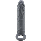 Pretty Love - Funda De Pene De Piel Realística Gris Oscuro