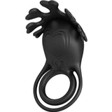 Pretty Love - Ruben Anillo Vibrador 7 Vibraciones Silicona Negro