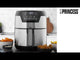 EAN 8713016091475 - Princess 182026 Sencillo 4,5 L Independiente 1500 W Freidora de aire caliente Plata