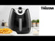 EAN 8713016075628 - Tristar FR-6994 freidora Sencillo 4,5 L Independiente 1500 W Freidora de aire caliente Negro, Plata