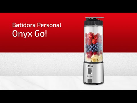 EAN 8422160056529 - Ufesa Onyx GO & UP! 0,4 L Batidora de vaso Negro, Acero inoxidable