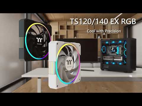 EAN 4711475648746 - Thermaltake TS120 EX Carcasa del ordenador Ventilador 12 cm Negro 3 pieza(s)