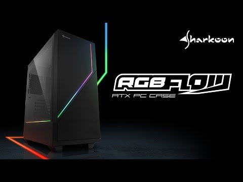 EAN 4044951028146 - Sharkoon RGB FLOW Midi Tower Negro