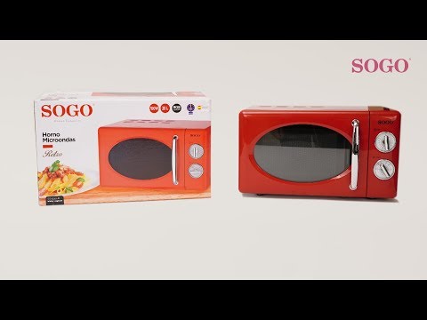 EAN 8425490134066 - Sogo HOR-SS-890 Rojo Solo microondas Encimera 20 L 700 W