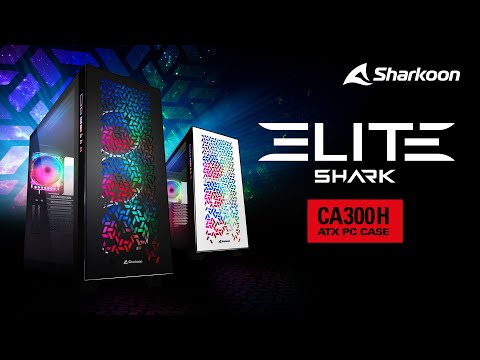 EAN 4044951030422 - Sharkoon ELITE SHARK CA300H Torre Blanco