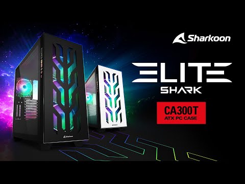 EAN 4044951030415 - Sharkoon ELITE SHARK CA300T Torre Blanco