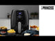 EAN 8713016076182 - Princess 182025 Sencillo 4,5 L Independiente 1500 W Freidora de aire caliente Negro