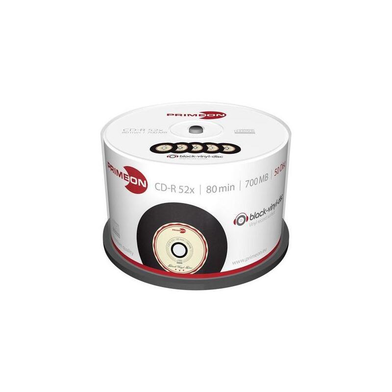 Primeon Cd-R 80min 700mb 52x Bobina (50 Discos)