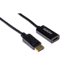 Pro Displayport Til Hdmi  Adapter, Dp Han Til Hdmi Hun,