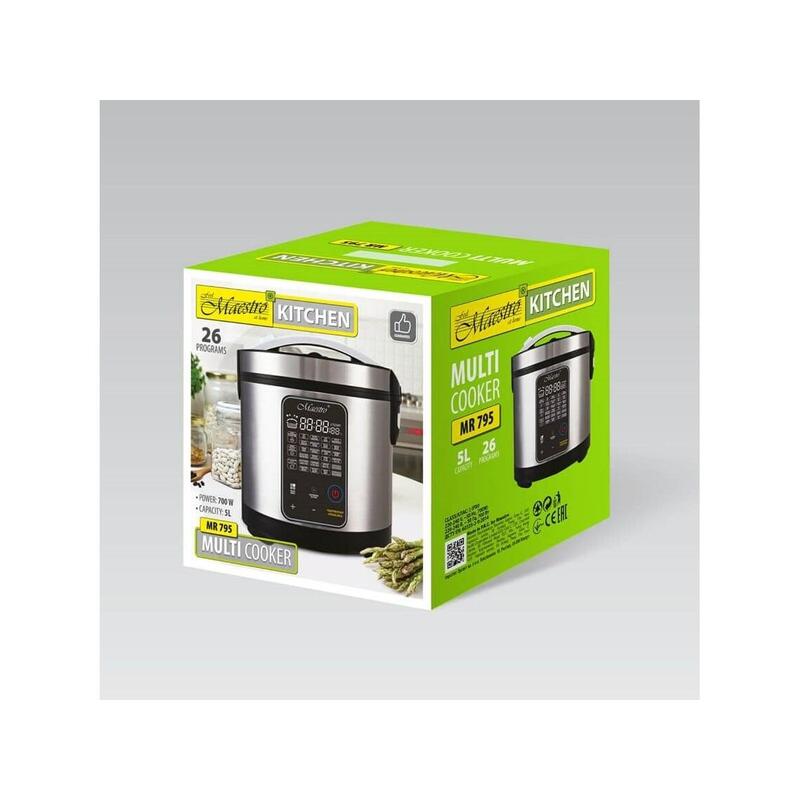 Procesador De Alimentos Feel Maestro Mr-795 Acero 700 W 5 L