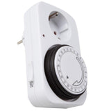 Programador De Electricidad Silver Sanz 49400 Analgico -  24 Horas -  3600w -  250v -  16a -  50hz