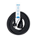 Prolongador Profesional 10 M, Ip44, H07rn-F 3 G 2,5 Mm², 1 Toma Con Tapa, 16 A 250 V~, Negro