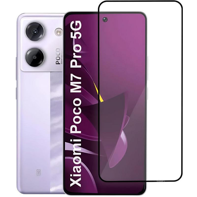 Protector De Cristal Templado Xiaomi Poco M7 Pro Full Screen 3d