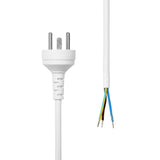 Proxtend Power Cord Denmark Edb To Open End 1m White