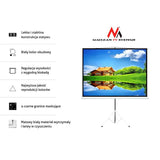 Proyección  Pantalla De De 112" 1:1 200 X 200 Cm Con Trípode Maclean Mc-680