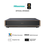 Proyector Laser Hisense Pt1 4k Uhd 2500 Lumenes Hdr10+ Smart Tv Tiro Corto