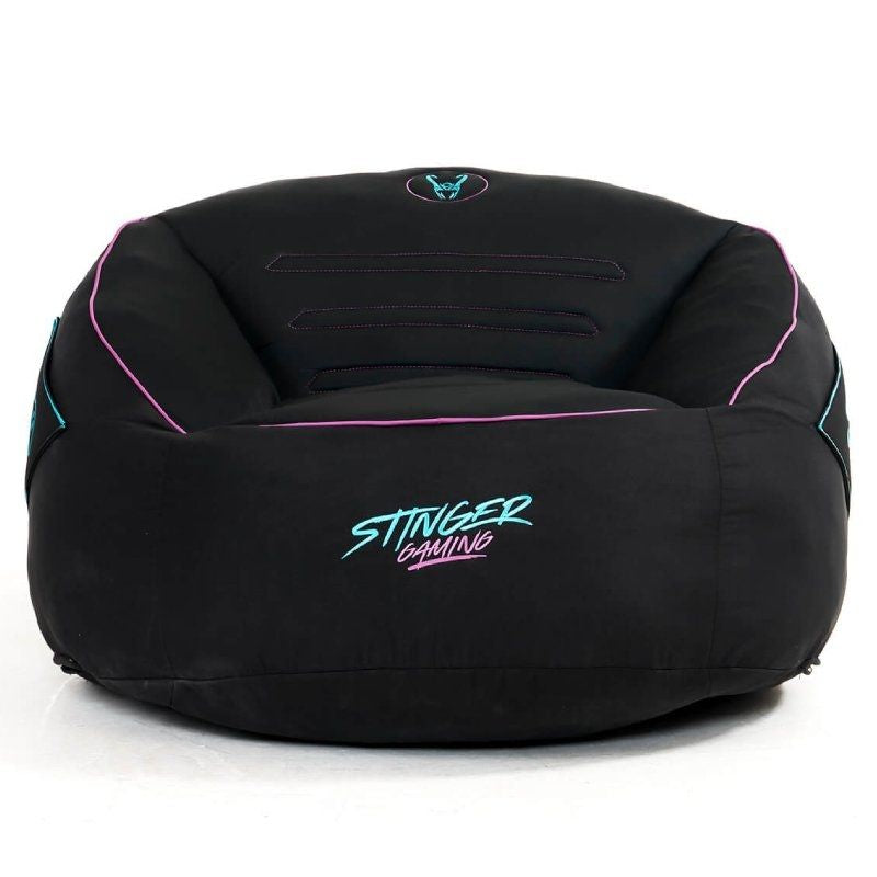 Puff Woxter Stinger Gaming Con Relleno Azul Y Negro