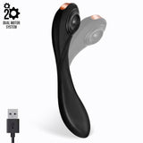 Pulsar Vibrador Con Esqueleto Articulado Silicona Usb