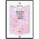 Pulsera Aviones Papel Acero Dorado - Sueña Bonito, Vuela Alto