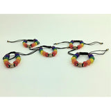 Pride - Pulsera Con Ojo Turco Y Bandera Lgbt