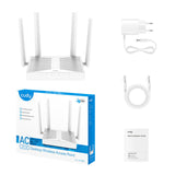 Punto De Acceso Cudy  Gigabit De Escritorio Dual Band Ac1200 - Velocidad Hasta 1000mbps - 1 Puerto - 4 Antenas De 5dbi -