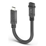 Purelink Microx4 Usb-C Auf Usb-C Portsaver Usb4 Gen2x2 20gbps, 0,10 M