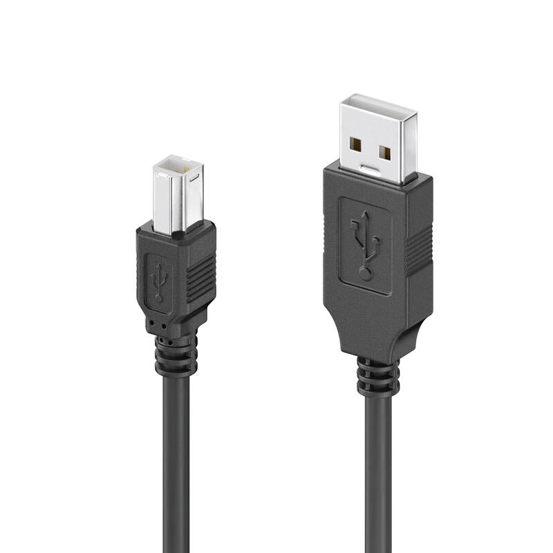 Purelink Sonero Usb 2.0 Cable A-Macho Auf B-Macho - Negro - 5,0m