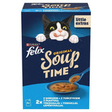 Purina Felix Soup Original Rybne Smaki 6x48g