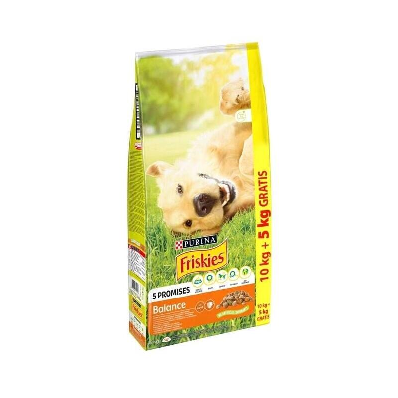 Purina Friskies Balance Dog Chkn&Veg 10+5kg