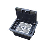 Puszka Podlogowa (Floorbox) 4m (45x45) Regulowana Glebokosc, Para Suelo Technicznej (Wylewka Opcjonalnie)