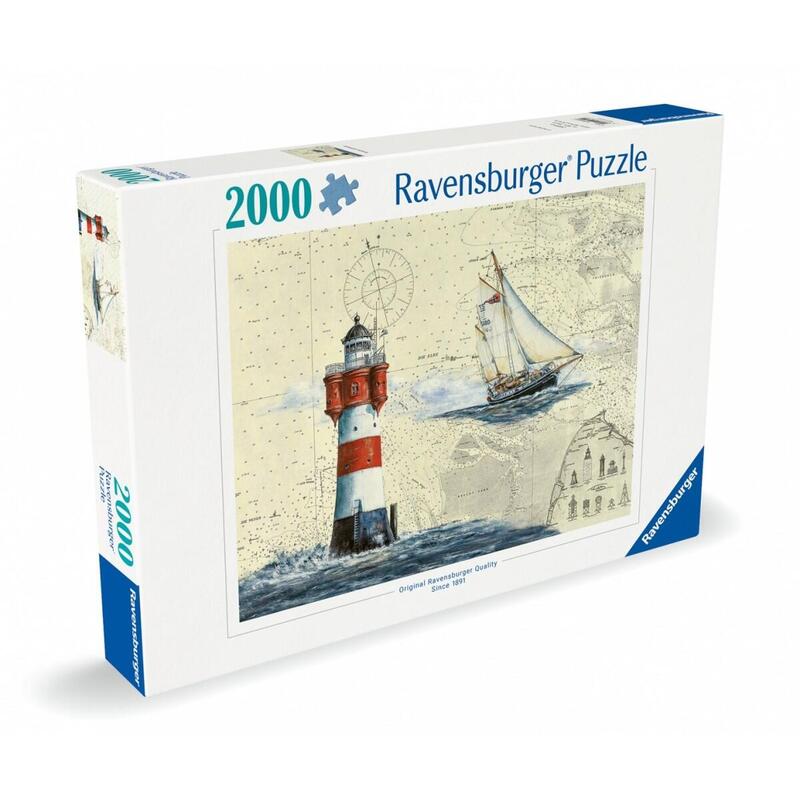 Puzzle 2000 Elementów Zeglarstwo, Latarnia Morska