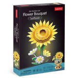 Puzzle 3d Bukiet Kwiatów - Sloneczniki